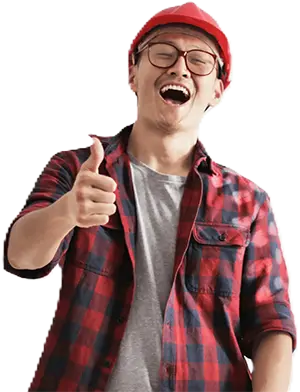 Happy homeowner with solar energy